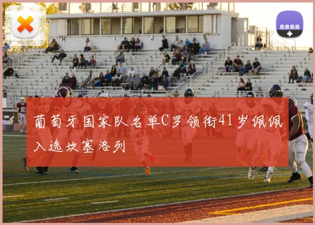 葡萄牙国家队名单C罗领衔41岁佩佩入选坎塞洛列